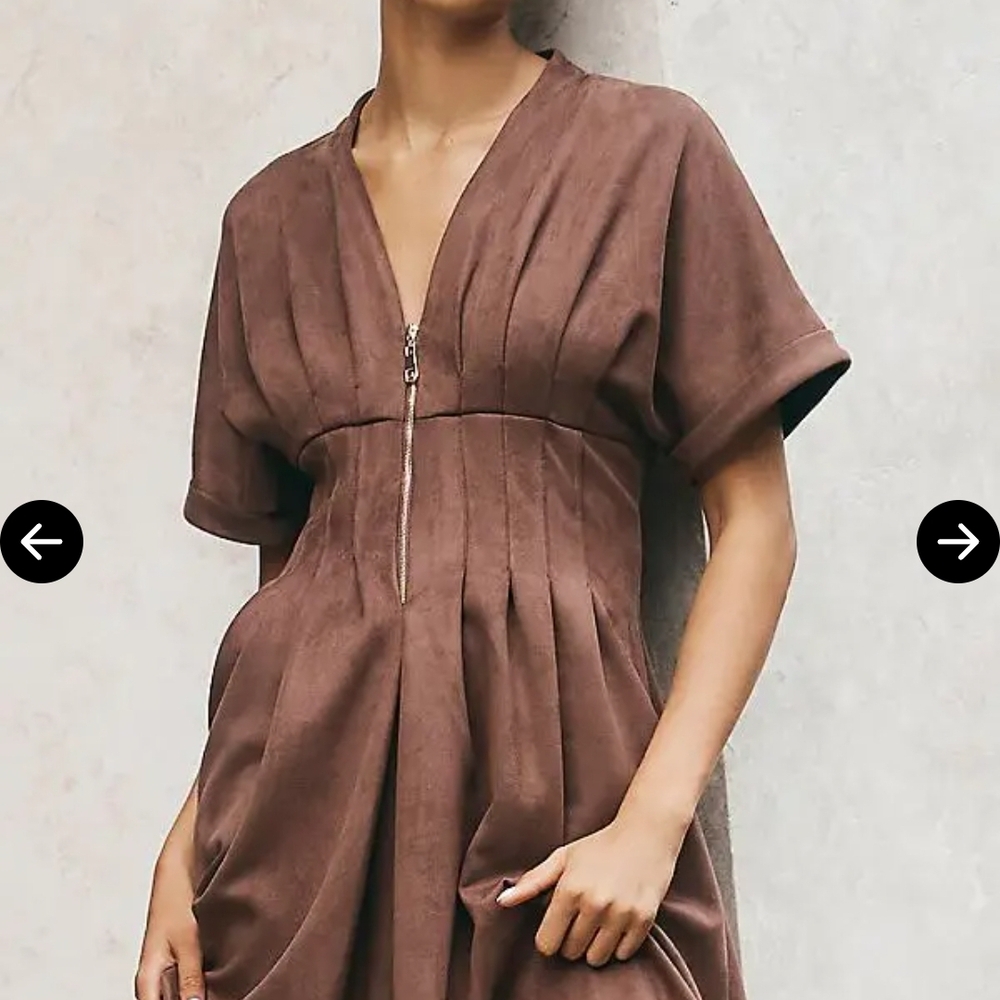 NWT Exquise Tobie Shirt Dress - Picture 4 of 6